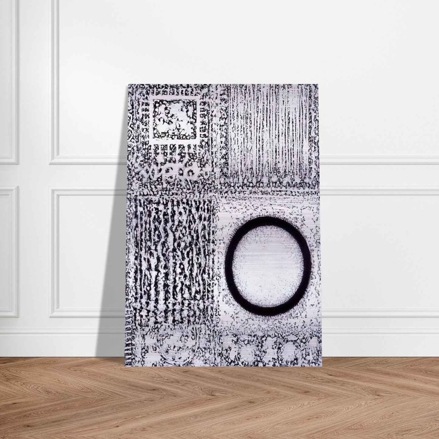 Circle by the Falling Waters - 1980 - Richard Pousette-Dart Brushed Aluminum Print - 70x100 cm / 28x40 inches | Richard Pousette-Dart Aluminum Print | Richard Pousette-Dart Prints