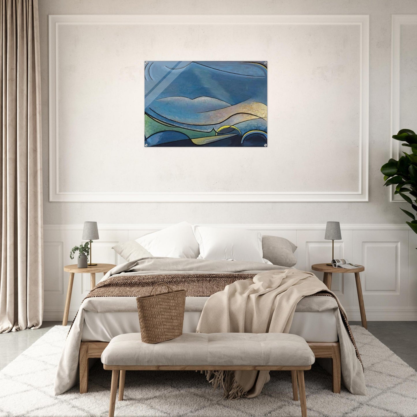 The Spirit of Remote Hills - 1958 - Lawren Harris Acrylic Print - 70x100 cm / 28x40″ inches