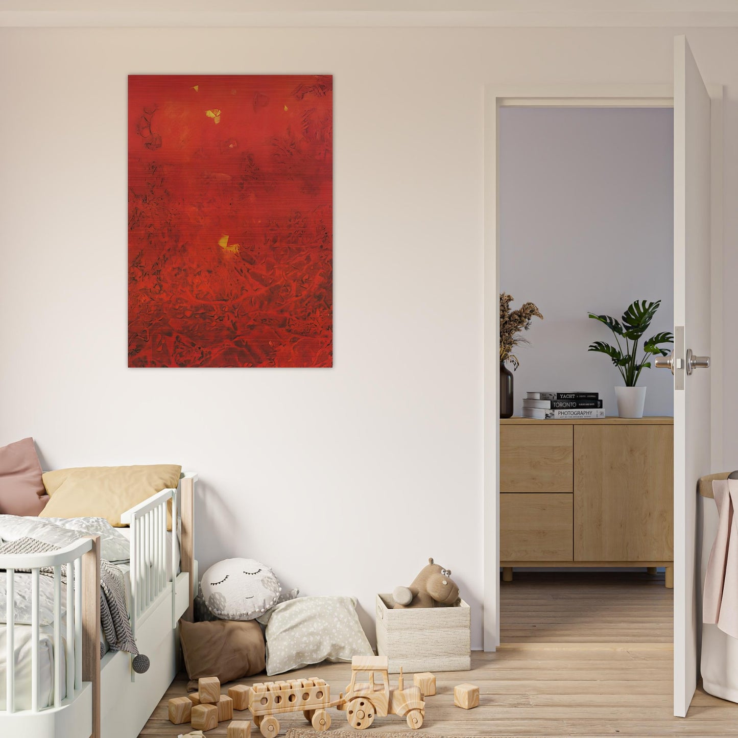 Le jardin de la France - Max Ernst Brushed Aluminum Print - 70x100 cm / 28x40 inches | Max Ernst Aluminum Print | Max Ernst Prints