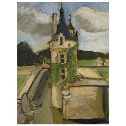 Henri Matisse - LLA TOUR DE CHENONCEAUX 1917  75x100 cm / 30x40inches Fine Art Poster