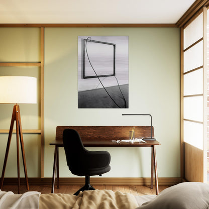 HANG UP 1966 1 - Eva Hesse Brushed Aluminum Print - 70x100 cm / 28x40 inches | Eva Hesse Aluminum Print | Eva Hesse Prints