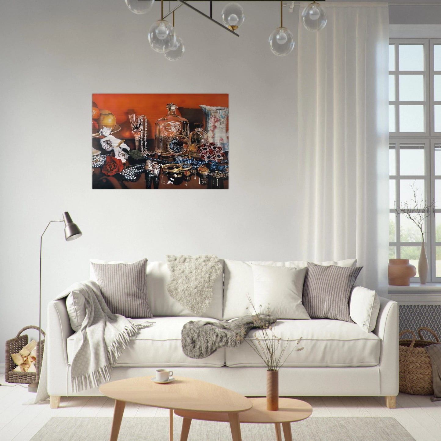 JOLIE MADAME 1973 - Audrey Flack Brushed Aluminum Print - 70x100 cm / 28x40 inches | Audrey Flack Aluminum Print | Audrey Flack Prints