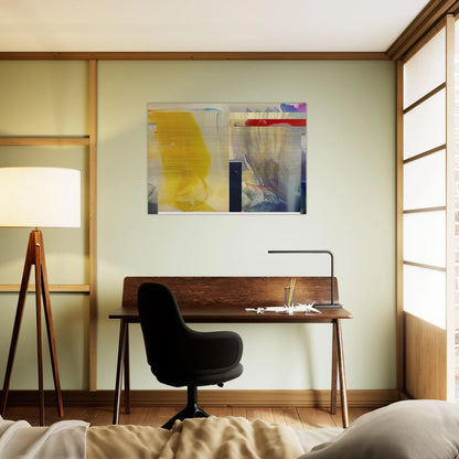 River Falls - Sam Gilliam Brushed Aluminum Print - 70x100 cm / 28x40 inches | Sam Gilliam Aluminum Print | Sam Gilliam Prints
