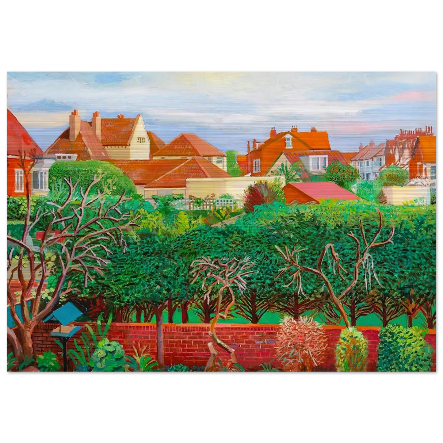 David Hockney - David Hockney Brushed Aluminum Print - 70x100 cm / 28x40 inches | David Hockney Aluminum Print | David Hockney Prints | David Hockney Art | Artwork by David Hockney