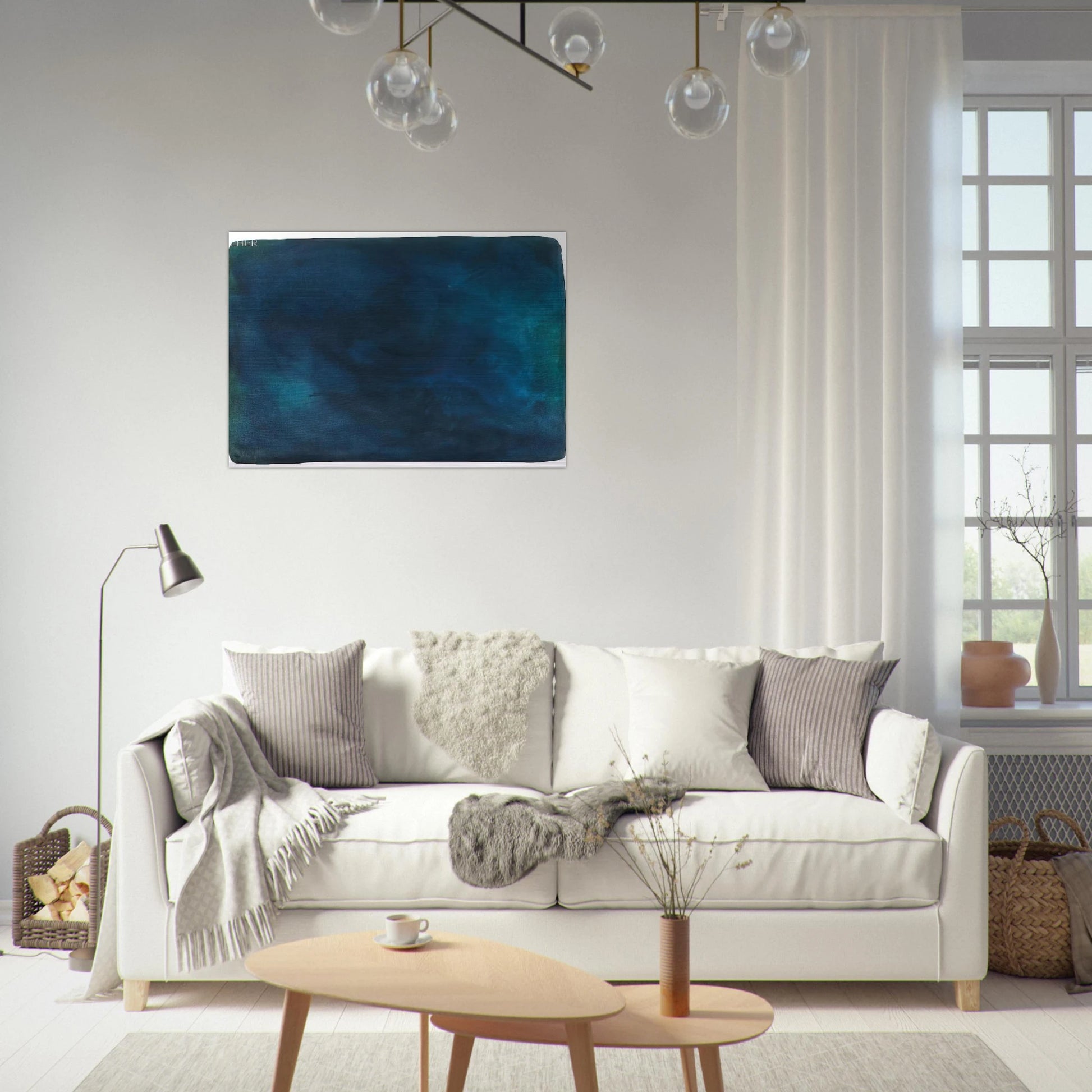UNTITLED 1988 - Gotthard Graubner Brushed Aluminum Print - 70x100 cm / 28x40 inches | Gotthard Graubner Aluminum Print | Gotthard Graubner Prints