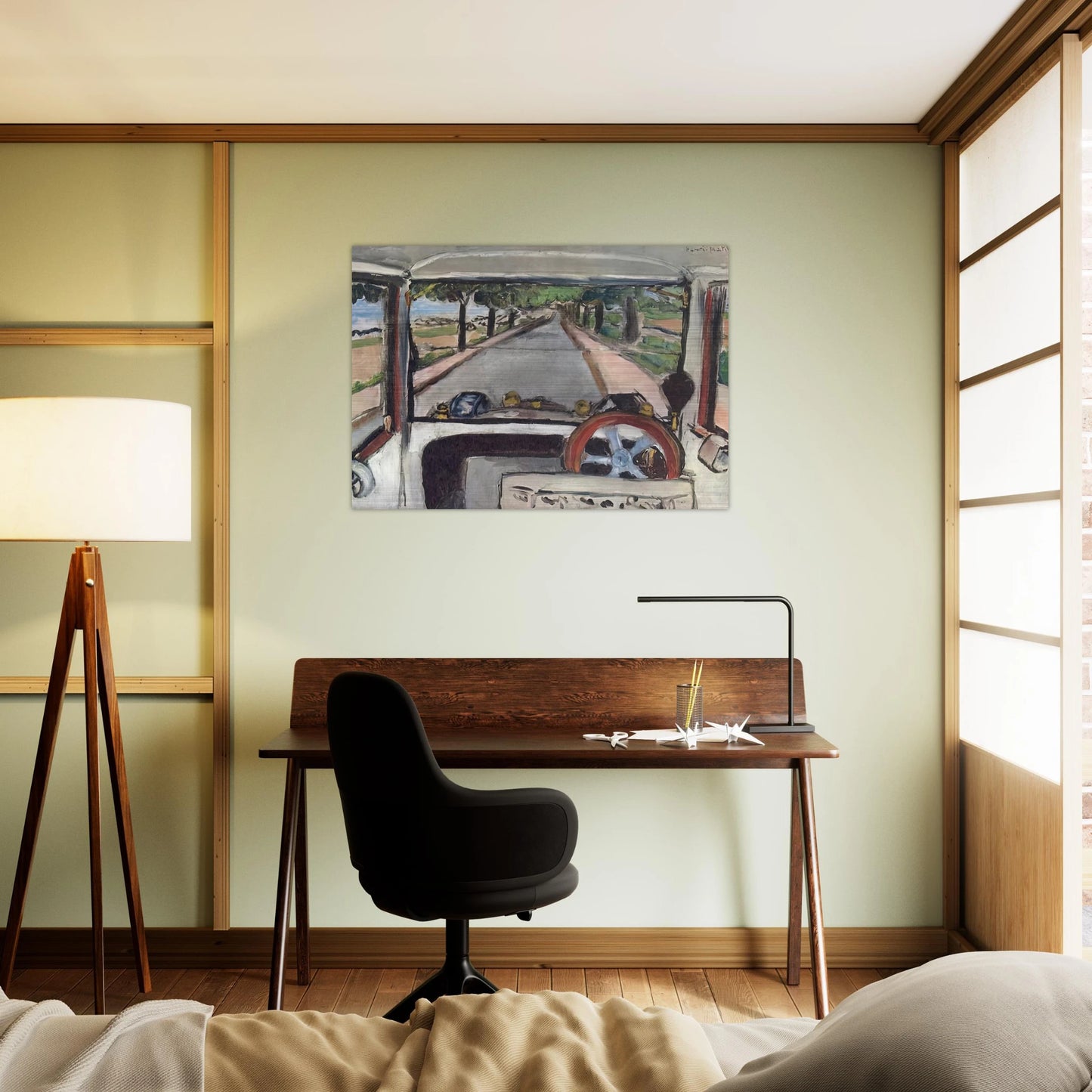 THE WINDSHIELD 1917 0 - Henri Matisse Brushed Aluminum Print - 70x100 cm / 28x40 inches | Henri Matisse Aluminum Print | Henri Matisse Prints