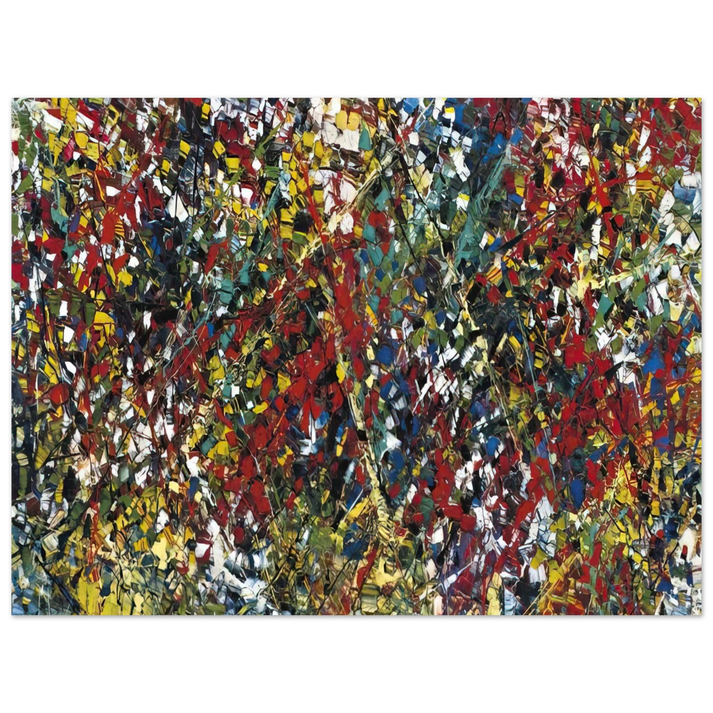 Jean-Paul Riopelle - Composition  75x100 cm / 30x40inches Fine Art Poster