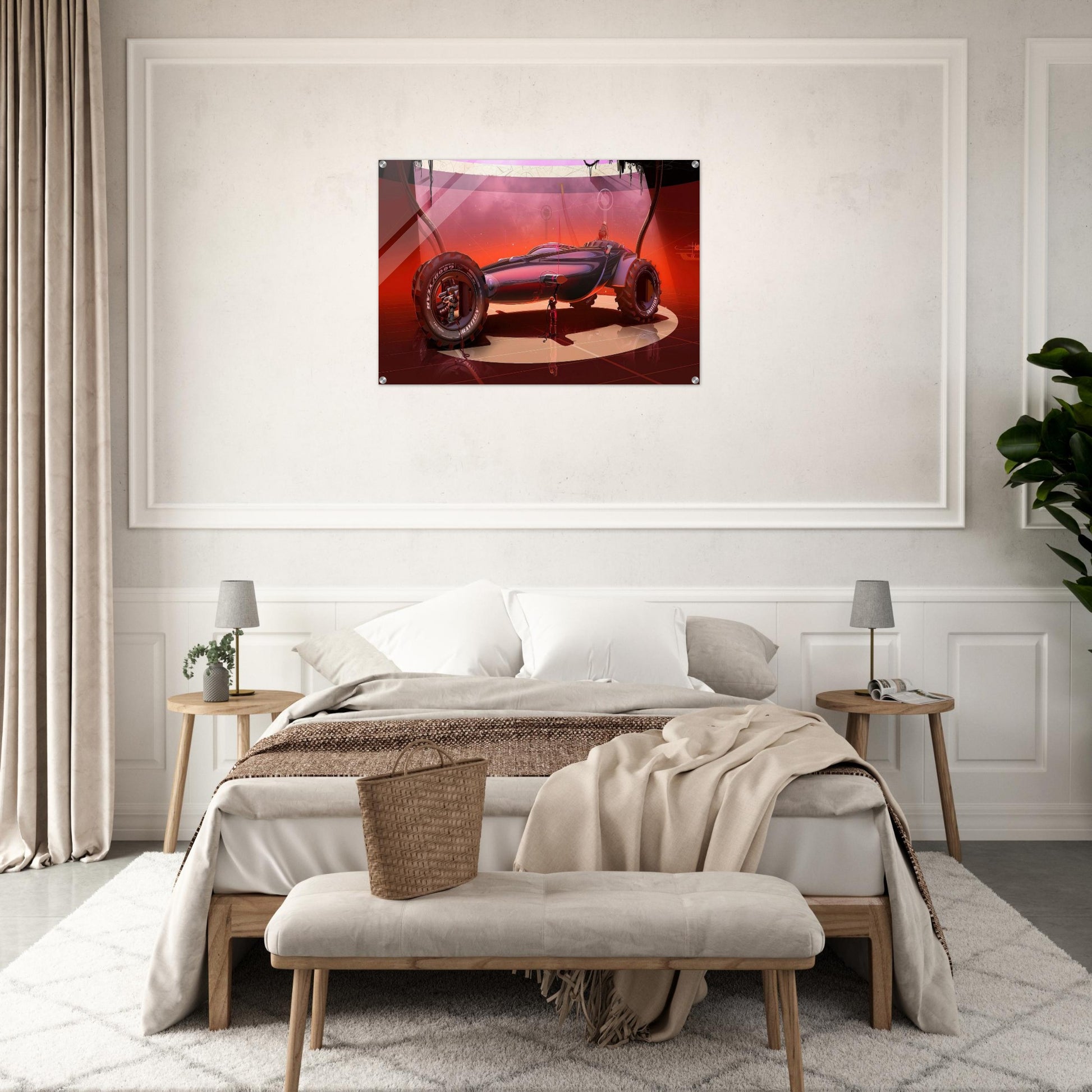 Syd Mead - Syd Mead Acrylic Print - 70x100 cm / 28x40″ inches | Syd Mead Wall Art | Syd Mead Prints