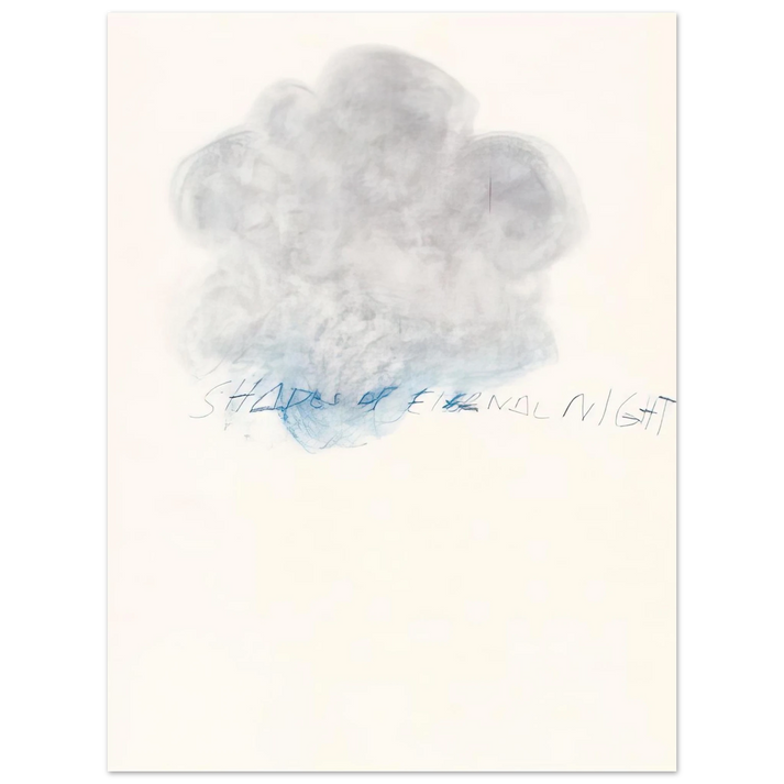 Cy Twombly - Fifty Days at Iliam. Shades of Eternal Night  75x100 cm / 30x40inches Fine Art Poster