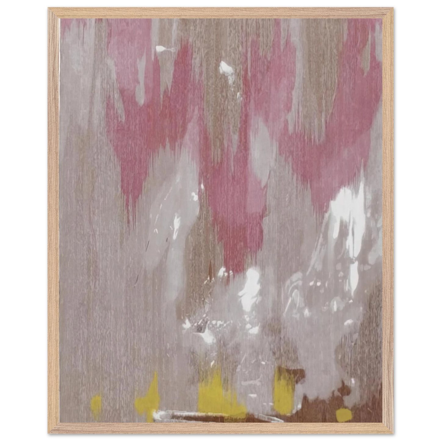 Helen Frankenthaler - Tales of Genji IV - 1998 Wall art - A3 (29.7 x 42  cm) - Premium Wooden Framed Poster With Fine Art Paper-canvas - White frame
