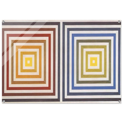 From Yellow to Violet - 1956 - Francois Morellet Acrylic Print - 70x100 cm / 28x40″ inches