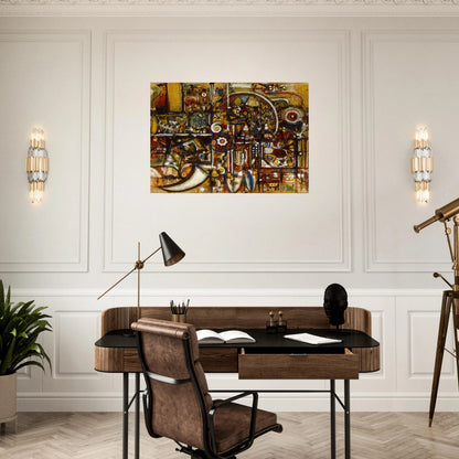 Opaque Harmony - Richard Pousette-Dart Brushed Aluminum Print - 70x100 cm / 28x40 inches | Richard Pousette-Dart Aluminum Print | Richard Pousette-Dart Prints