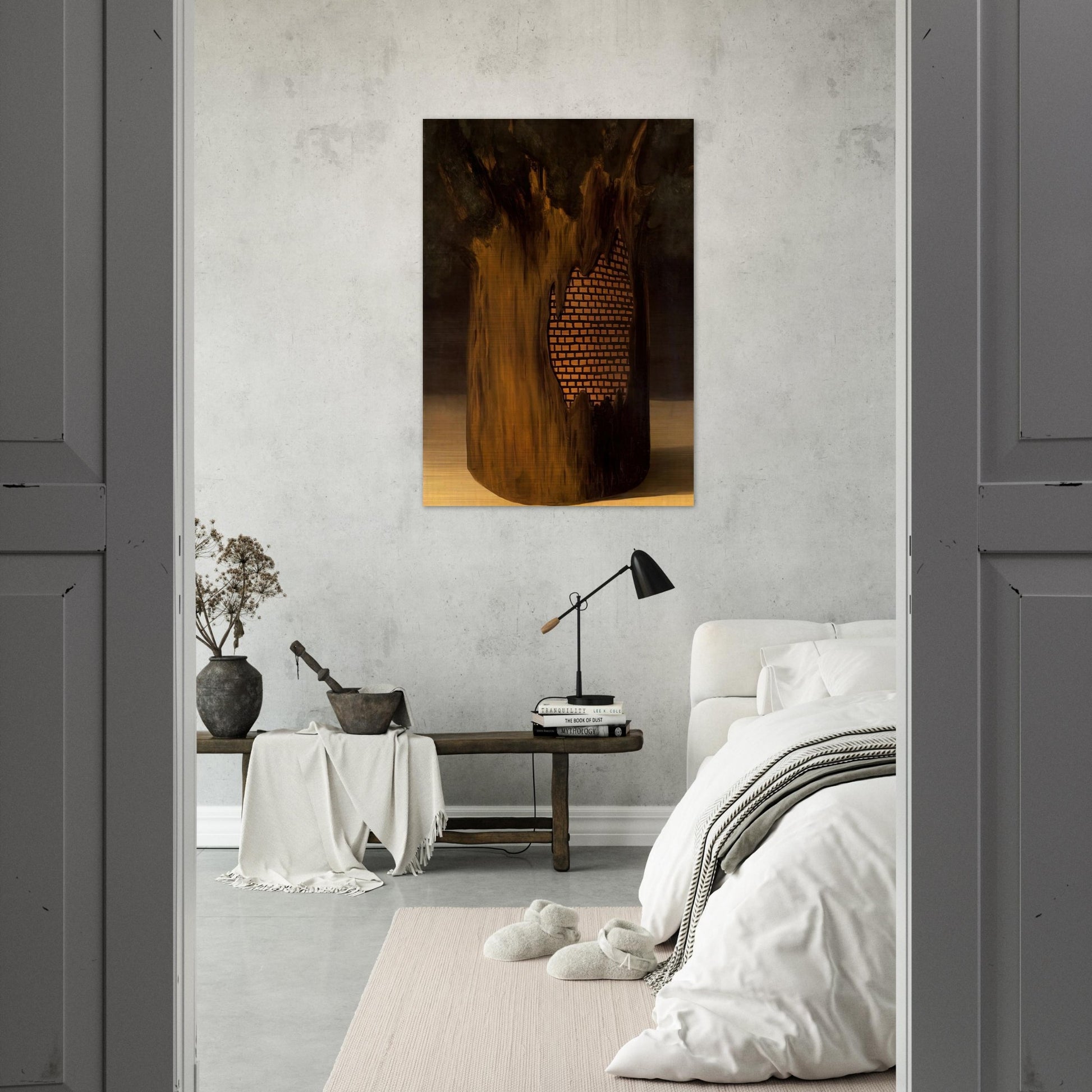 THRESHOLD OF FOREST 1926 - Rene Magritte Brushed Aluminum Print - 70x100 cm / 28x40 inches | Rene Magritte Aluminum Print | Rene Magritte Prints