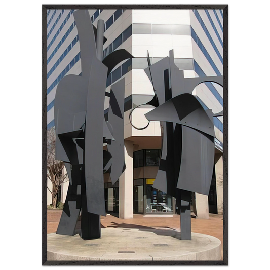 SKY LANDSCAPE 1988 - Louise Nevelson 70x100 cm / 28x40 inches Framed Art Print – Black Wooden Frame