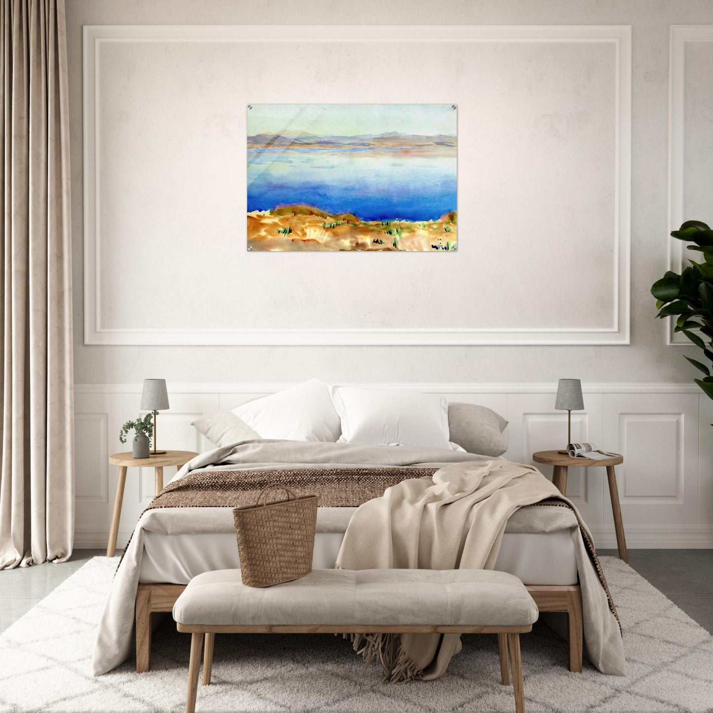 The Lake of Tiberias - John Singer Sargent Acrylic Print - 70x100 cm / 28x40″ inches