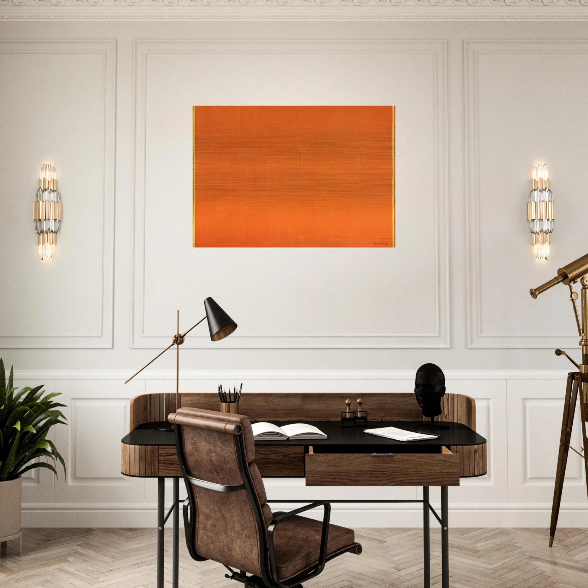 The Third - Barnett Newman Brushed Aluminum Print - 70x100 cm / 28x40 inches | Barnett Newman Aluminum Print | Barnett Newman Prints