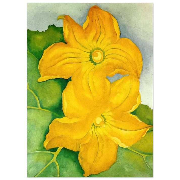 Georgia O'Keeffe - Squash Blossoms I Fine Art Poster