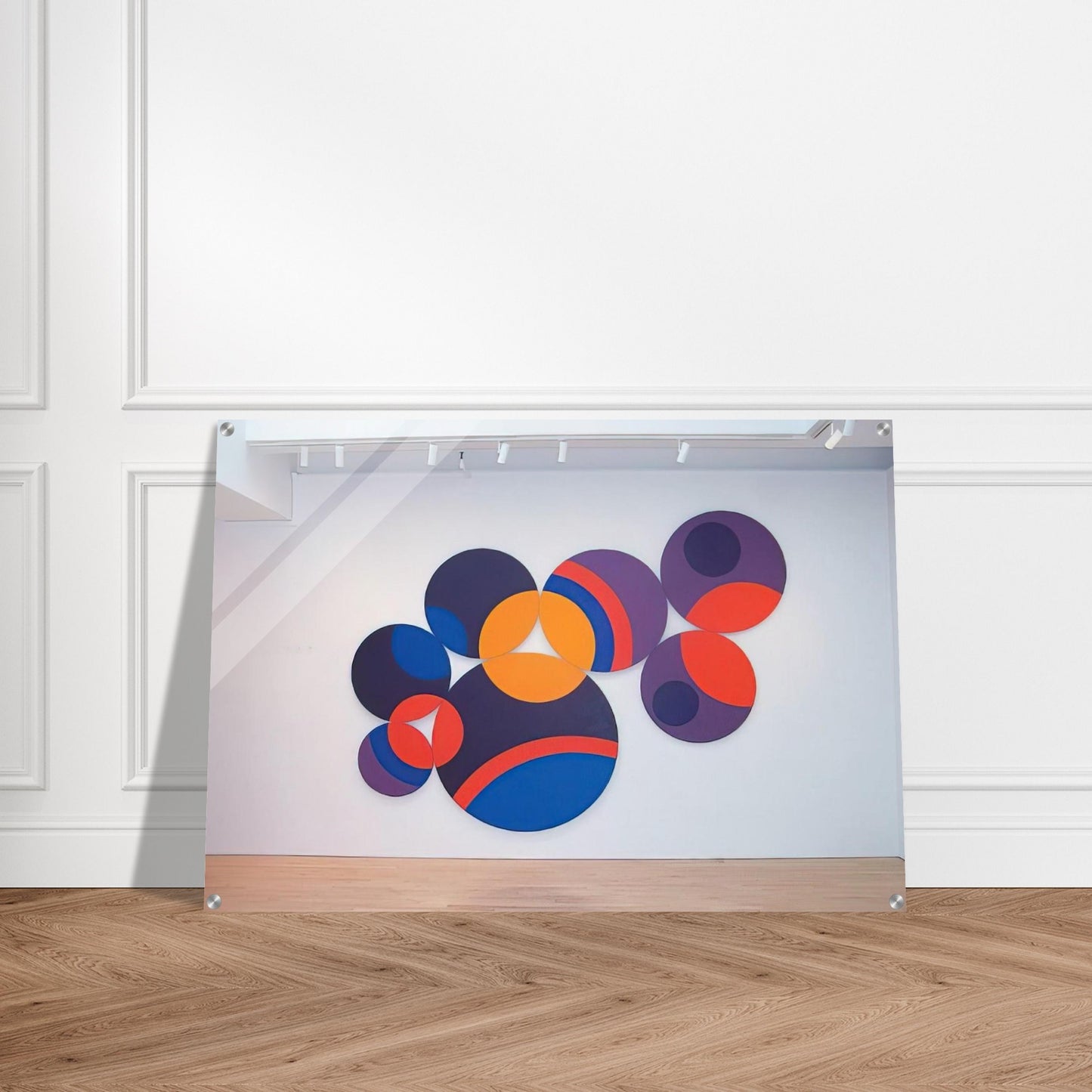 Constellation Twelve Circles - 1969 - Leon Polk Smith Acrylic Print - 70x100 cm / 28x40″ inches