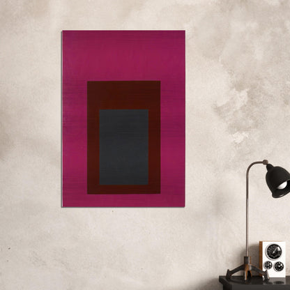 HOMAGE TO THE SQUARE GUARDED 1952 - Josef Albers Brushed Aluminum Print - 70x100 cm / 28x40 inches | Josef Albers Aluminum Print | Josef Albers Prints