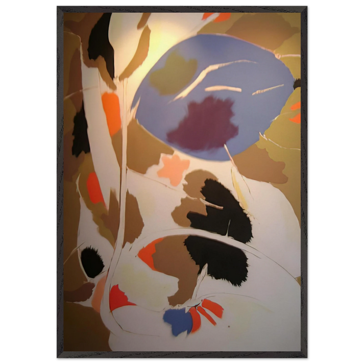Branches - 1955 - John Ferren 70x100 cm / 28x40 inches Framed Art Print – Black Wooden Frame
