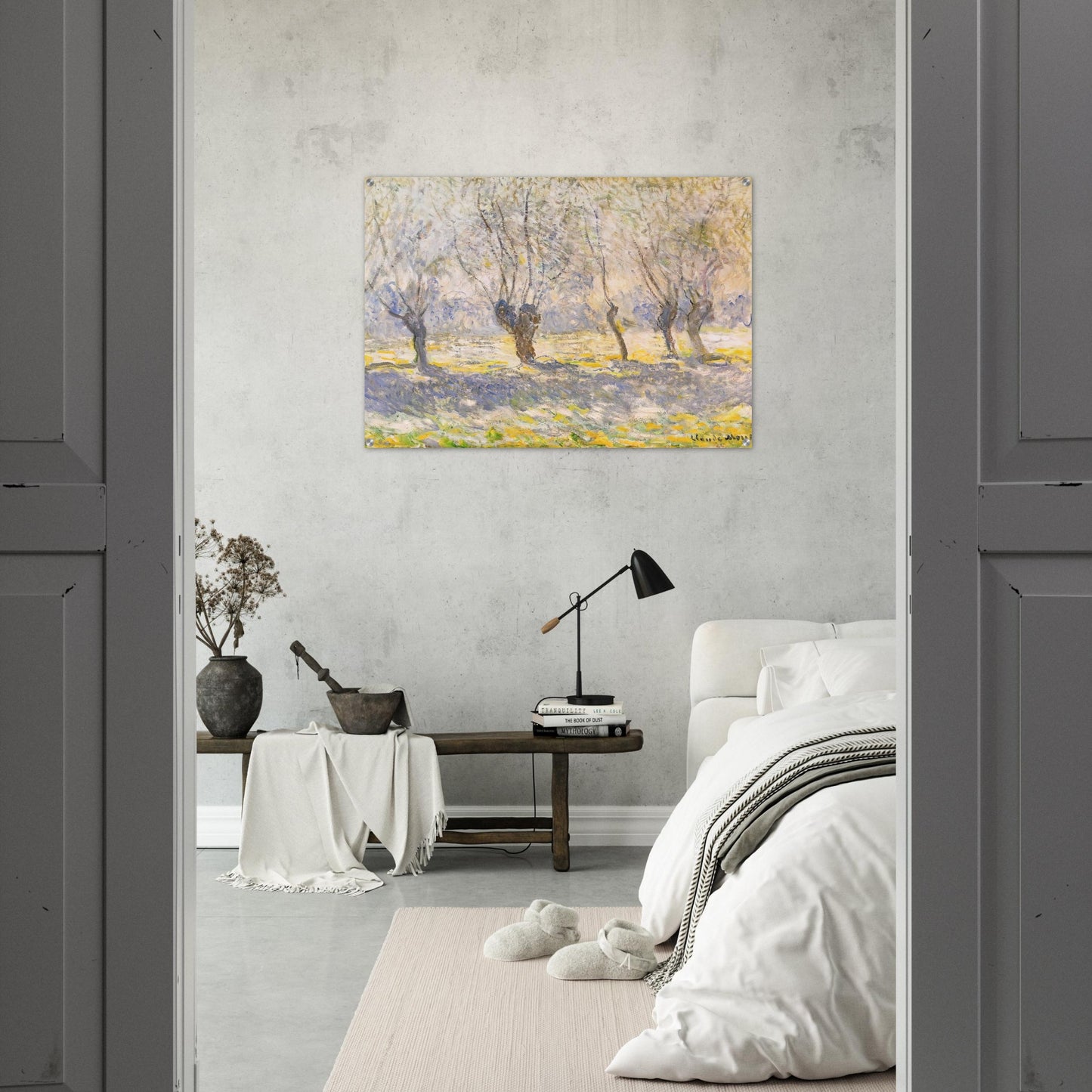 Willows, Giverny - claude monet Acrylic Print - 70x100 cm / 28x40″ inches