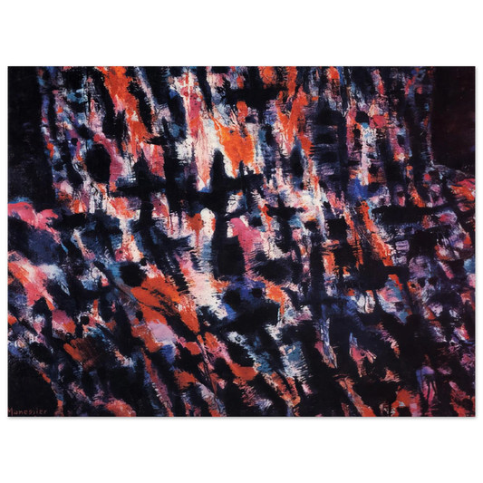 Alfred Manessier - Passion - 1982  75x100 cm / 30x40inches Fine Art Poster
