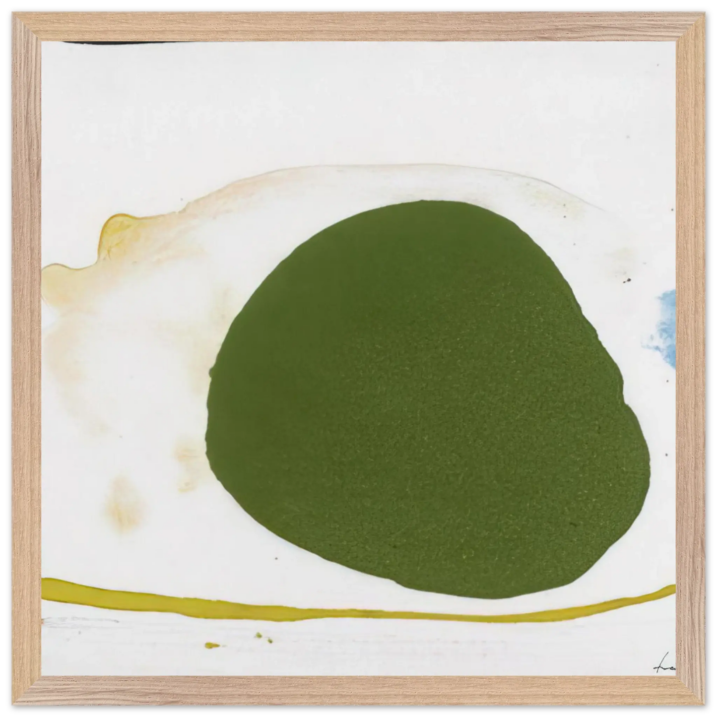 Helen Frankenthaler - Thanksgiving Day - 1973 Wall art - 30x40 cm / 12x16 Inches - Premium Wooden Framed Poster With Fine Art Paper - Wood frame