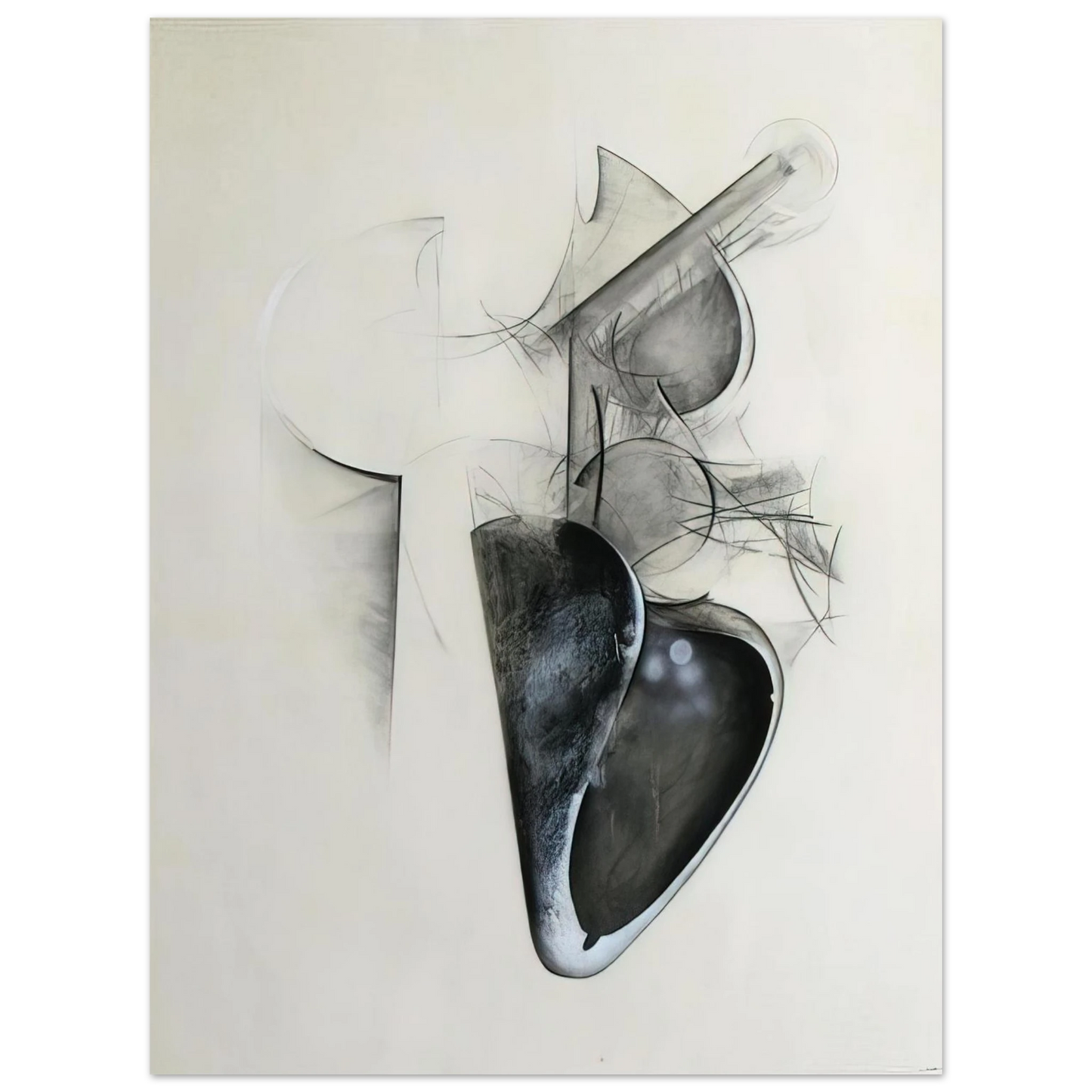 Jay DeFeo - Jay DeFeo/BIG/Untitled Shoetree series  75x100 cm / 30x40inches Fine Art Poster