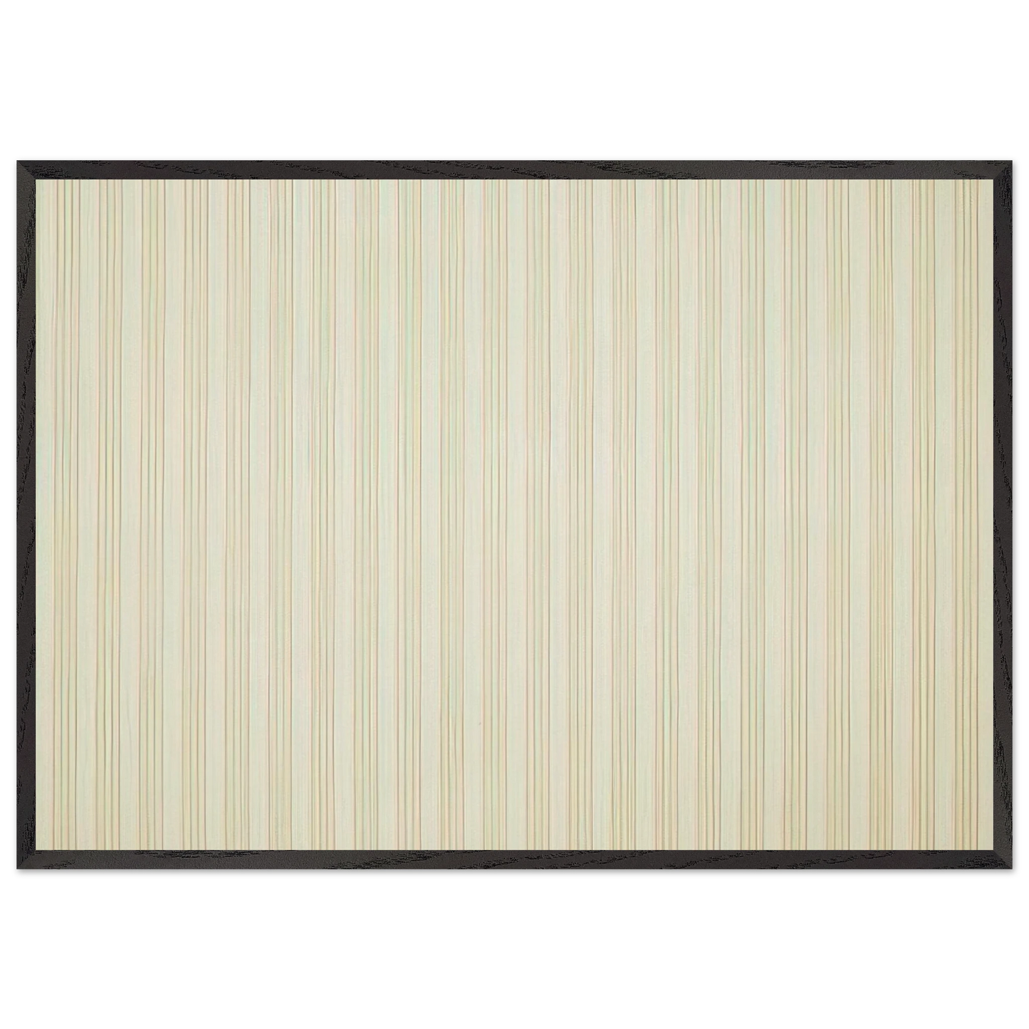 Ice Box P506 - 1969 - Gene Davis 70x100 cm / 28x40 inches Framed Art Print – Black Wooden Frame