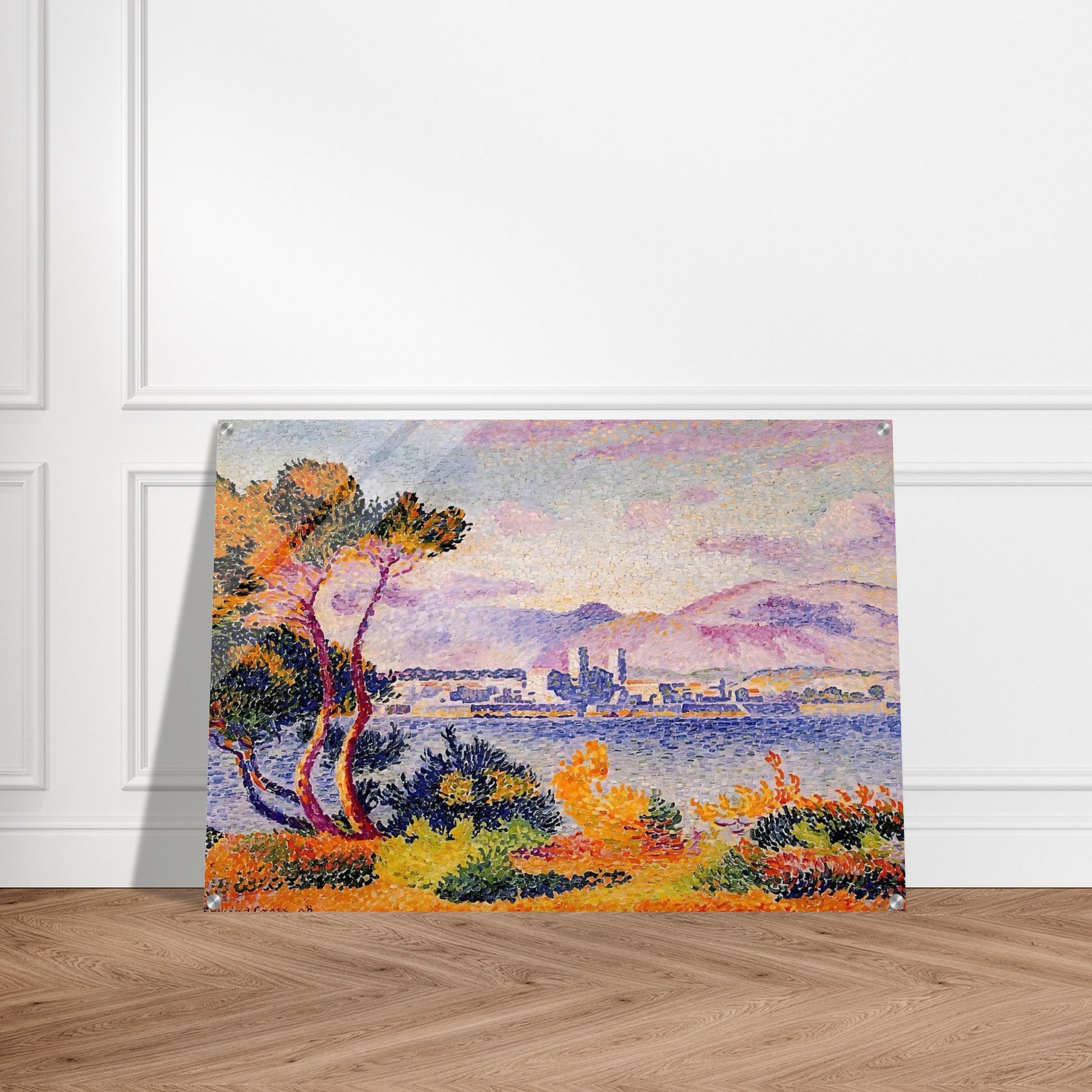 Antibes, Afternoon - Henri-Edmond Cross Acrylic Print - 70x100 cm / 28x40″ inches | Henri-Edmond Cross Wall Art | Henri-Edmond Cross Prints