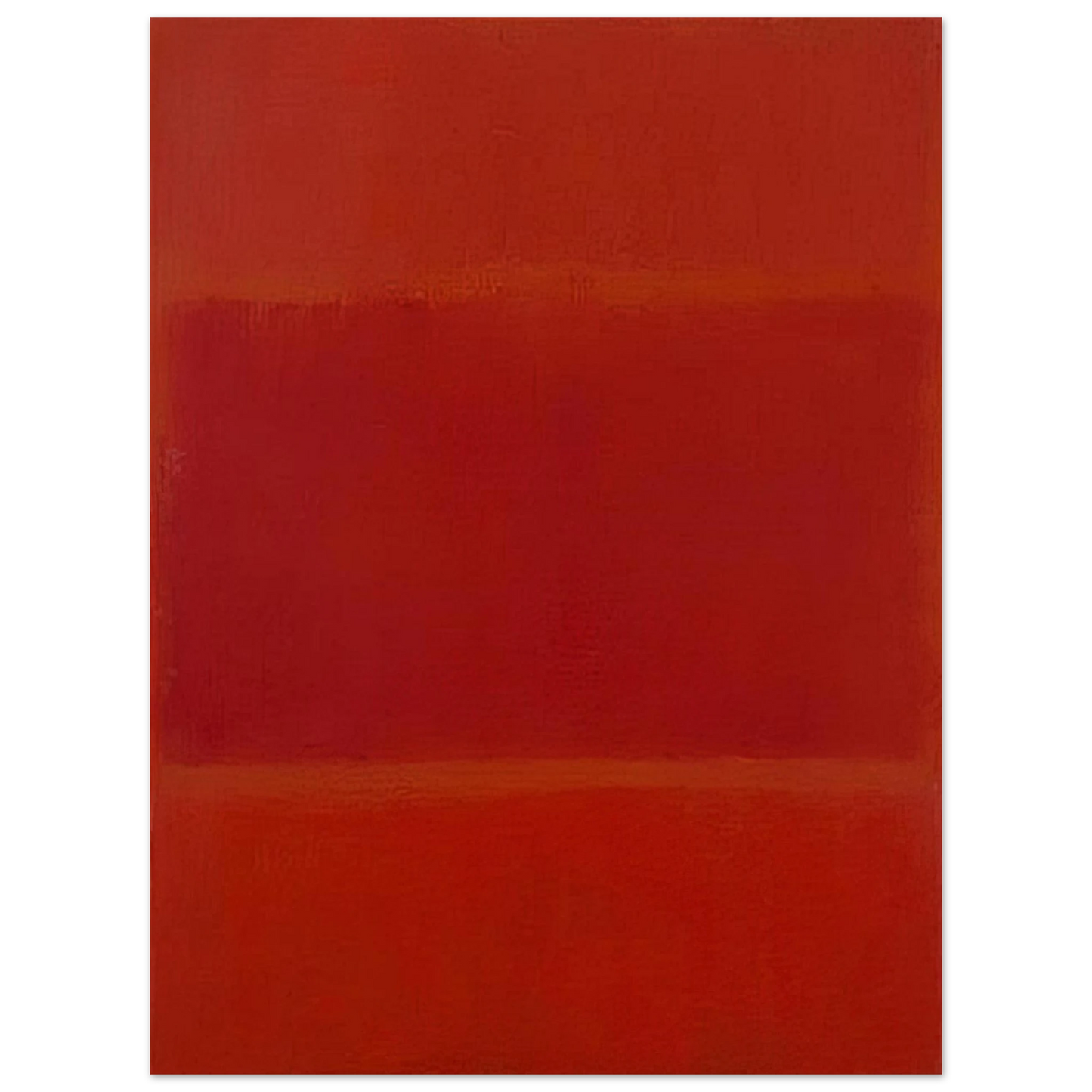 Mark Rothko - Red and Orange - 1955 Wall Art - 21x29.7 cm / 8x12" - Premium Wooden Framed Poster With Fine Art Paper-canvas - Black frame