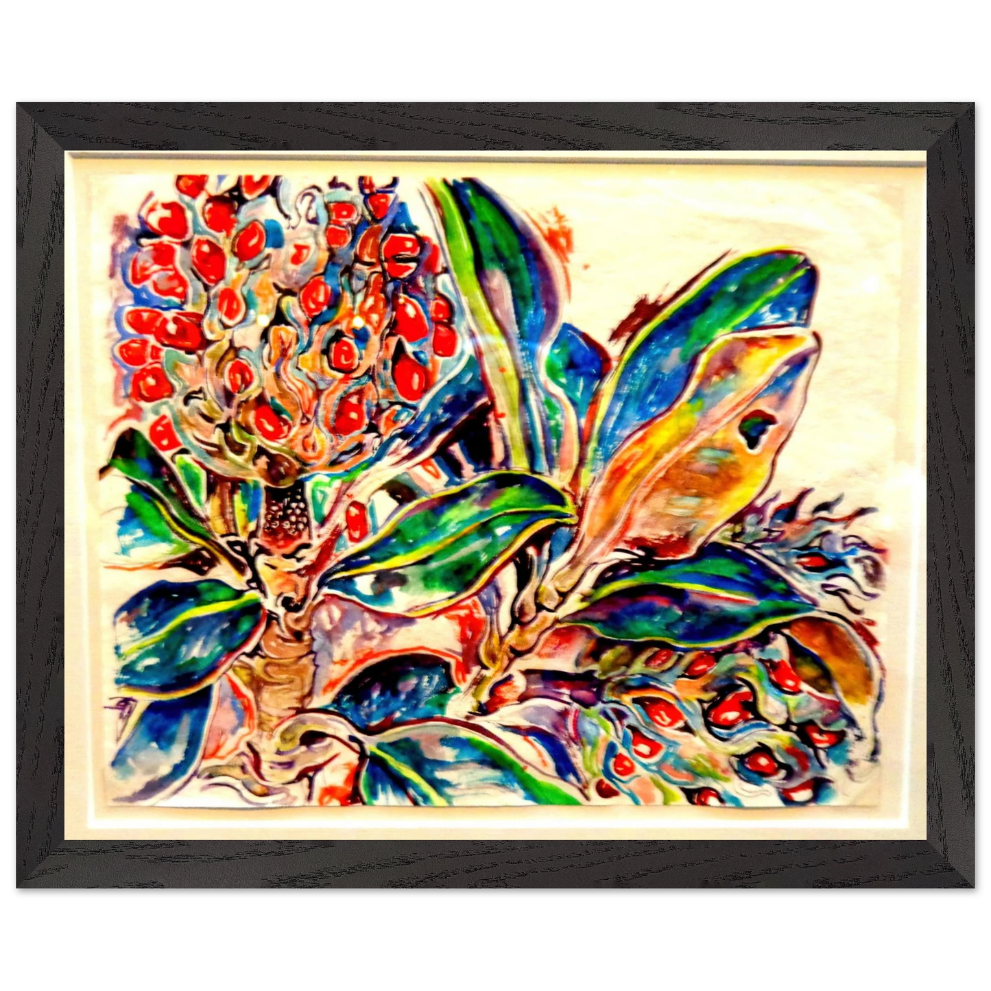 Walter Inglis Anderson - Walter Anderson Wall art - 50x70 cm / 20x28 inches - Premium Wooden Framed Poster With Fine Art Paper-canvas - White frame
