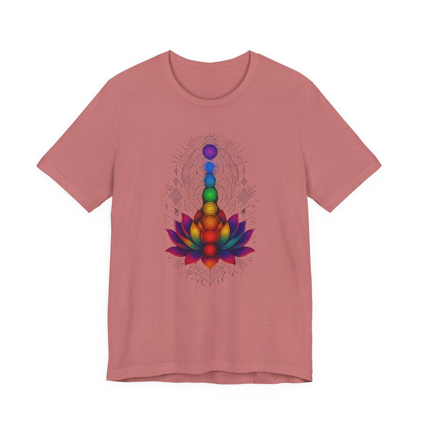 Chakra-Lotusblume, spiritueller Yoga-Liebhaber