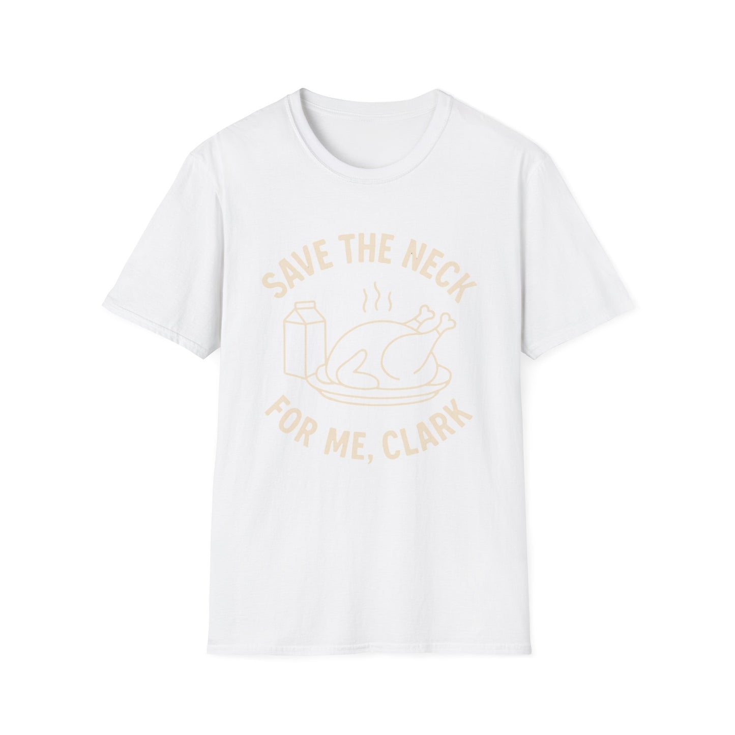 T-shirt drôle "Sauve-moi le cou Clark" T-shirt graphique Funny Graphic Tee Unisex Coton Cadeau Vintage Style Slogan Tee Vêtement de fan