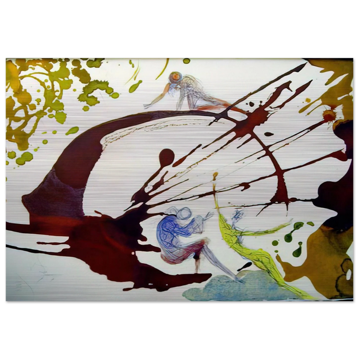 IN PRINCIPIODEUS CREAVIT 1964 - Salvador Dali Brushed Aluminum Print - 70x100 cm / 28x40 inches | Salvador Dali Aluminum Print | Salvador Dali Prints