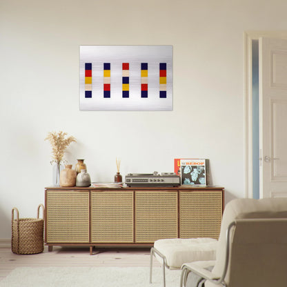 Red Yellow Blue White - Ellsworth Kelly Brushed Aluminum Print - 70x100 cm / 28x40 inches | Ellsworth Kelly Aluminum Print | Ellsworth Kelly Prints