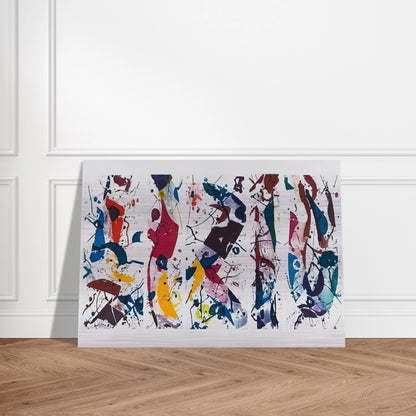 Untitled SFE 020  Lembark I53  - Sam Francis Brushed Aluminum Print - 70x100 cm / 28x40 inches | Sam Francis Aluminum Print | Sam Francis Prints