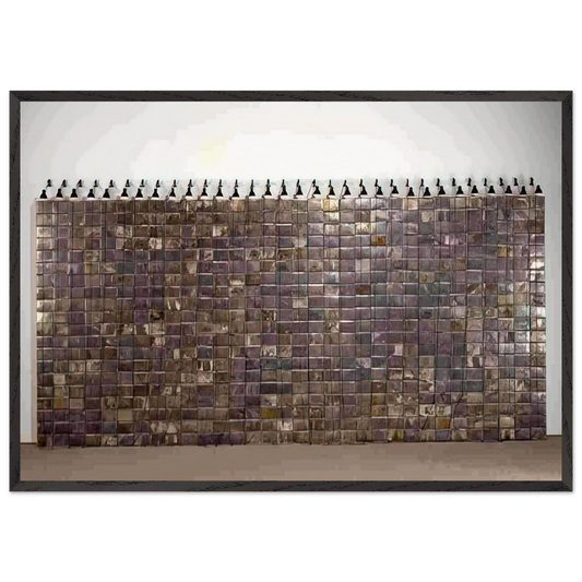 C BOLTANSKI ARCHIVES 1989 - Christian Boltanski 70x100 cm / 28x40 inches Framed Art Print – Black Wooden Frame