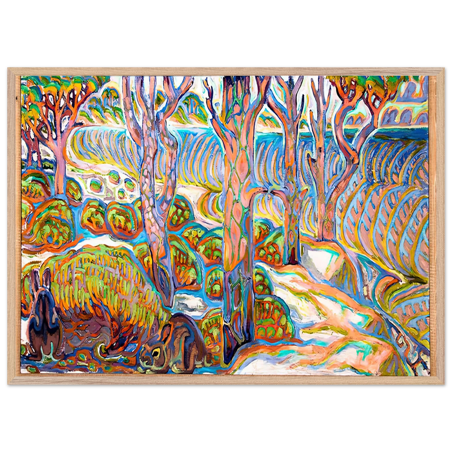 Walter Inglis Anderson - Walter Anderson Wall art - A3 (29.7 x 42  cm) - Premium Wooden Framed Poster With Fine Art Paper-canvas - Wood frame