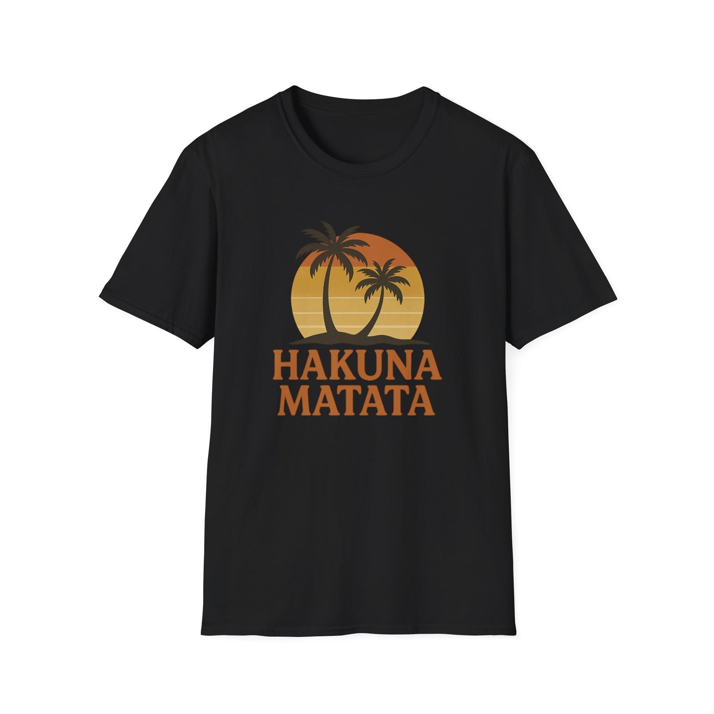 Hakuna Matata Retro-T-Shirt mit Grafik, „Keine Sorgen“-Shirt mit positiver Ausstrahlung, Vintage-T-Shirt im 90er-Jahre-Stil, Shirt mit Wohlfühl-Zitat, Unisex-Geschenk
