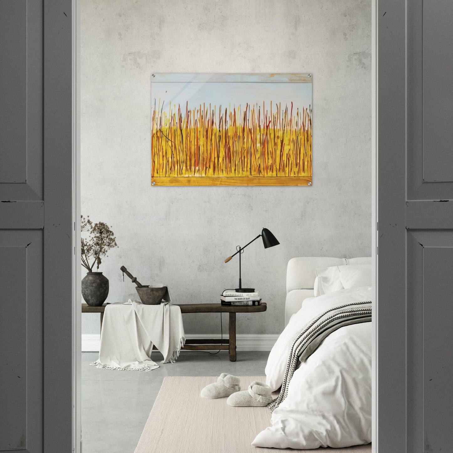 Campo di grano - 1984 - Mario Schifano Acrylic Print - 70x100 cm / 28x40″ inches
