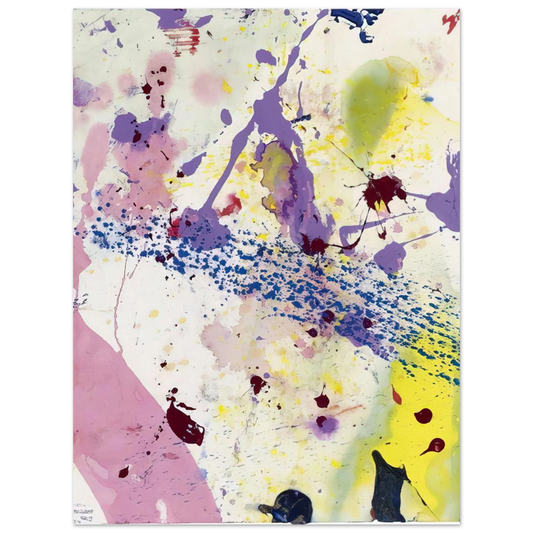 Sam Francis - Untitled  SF 90-342   75x100 cm / 30x40inches Fine Art Poster