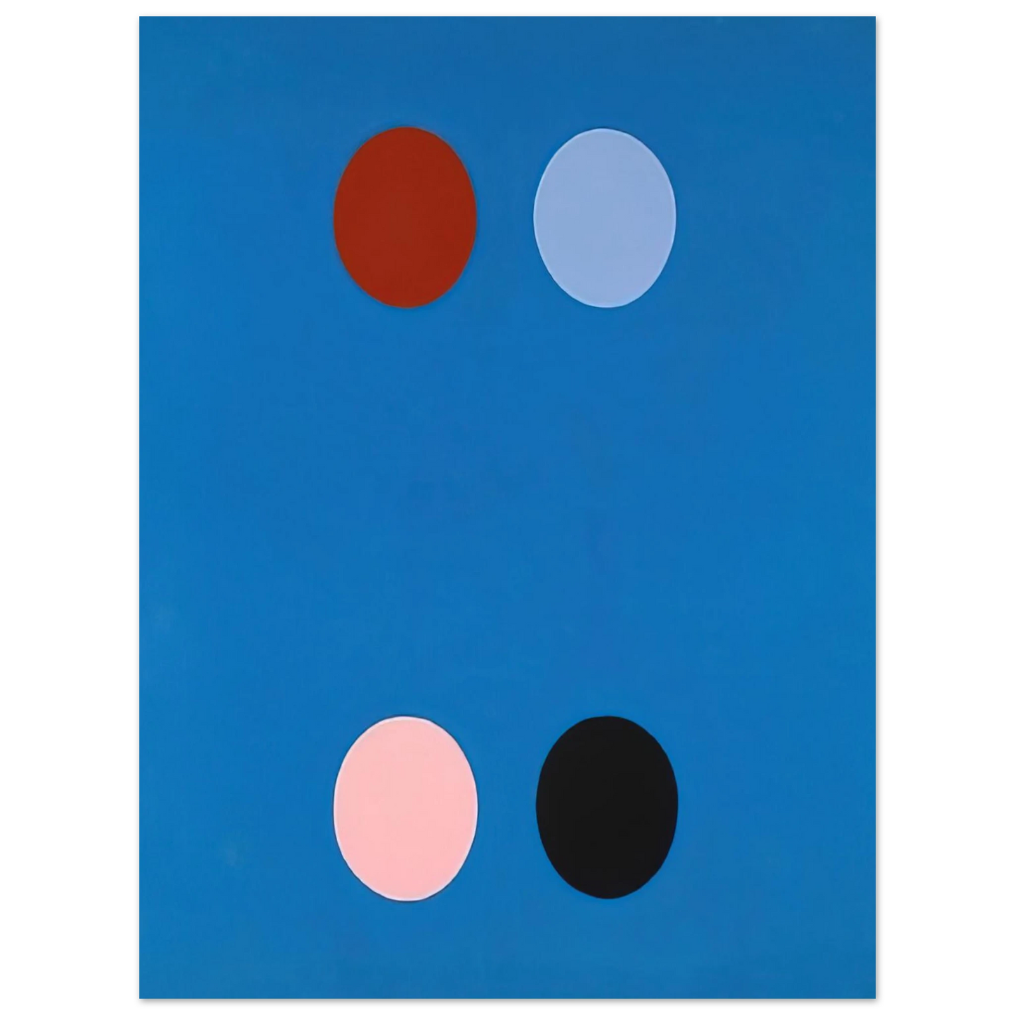 Thomas Downing - France Blue - 1965  75x100 cm / 30x40inches Fine Art Poster