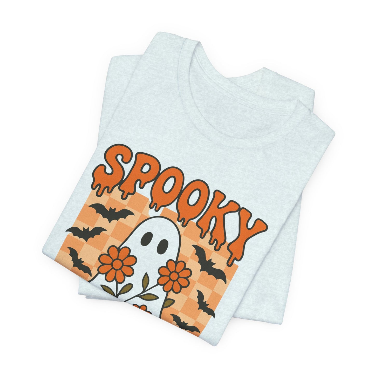 Spooky Mama Groovy Vintage Ghost Halloween Spooky Mom Mother