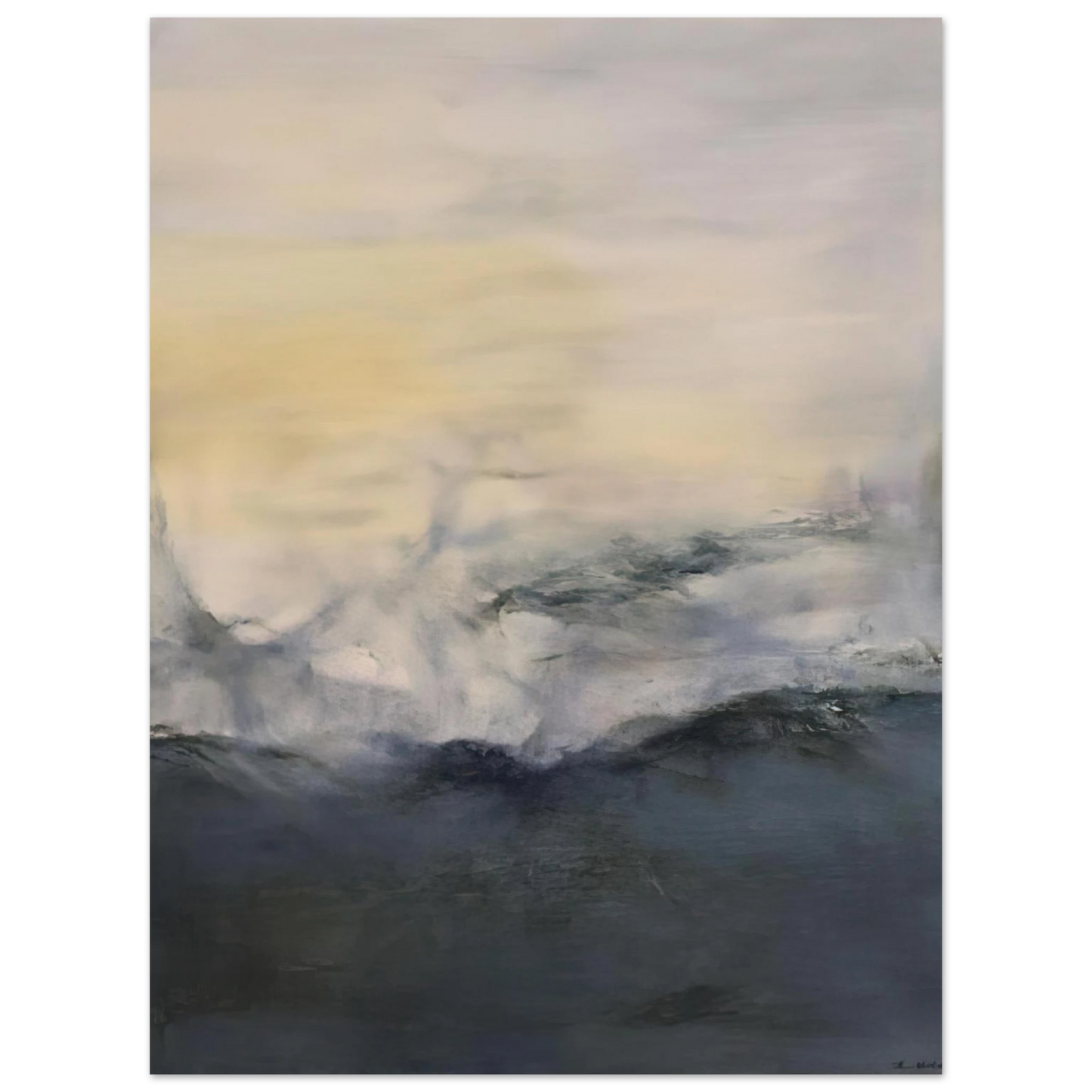Zao Wou-Ki - 15 11 2001 2001  75x100 cm / 30x40inches Fine Art Poster