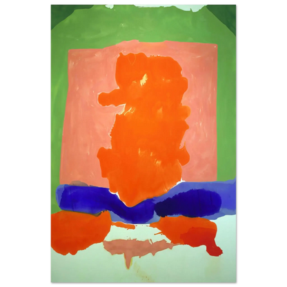 Helen Frankenthaler - Small s Paradise - 1964 Wall art - 45x60 cm / 18x24 Inches - Premium Wooden Framed Poster With Fine Art Paper - Wood frame