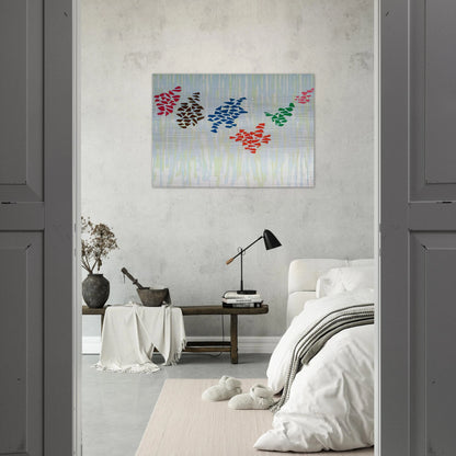 Untitled - 1976 - Robert Goodnough Brushed Aluminum Print - 70x100 cm / 28x40 inches | Robert Goodnough Aluminum Print | Robert Goodnough Prints