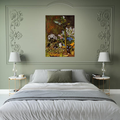 Arum and Conservatory Plants - Pierre-Auguste Renoir Brushed Aluminum Print - 70x100 cm / 28x40 inches | Pierre-Auguste Renoir Aluminum Print | Pierre-Auguste Renoir Prints