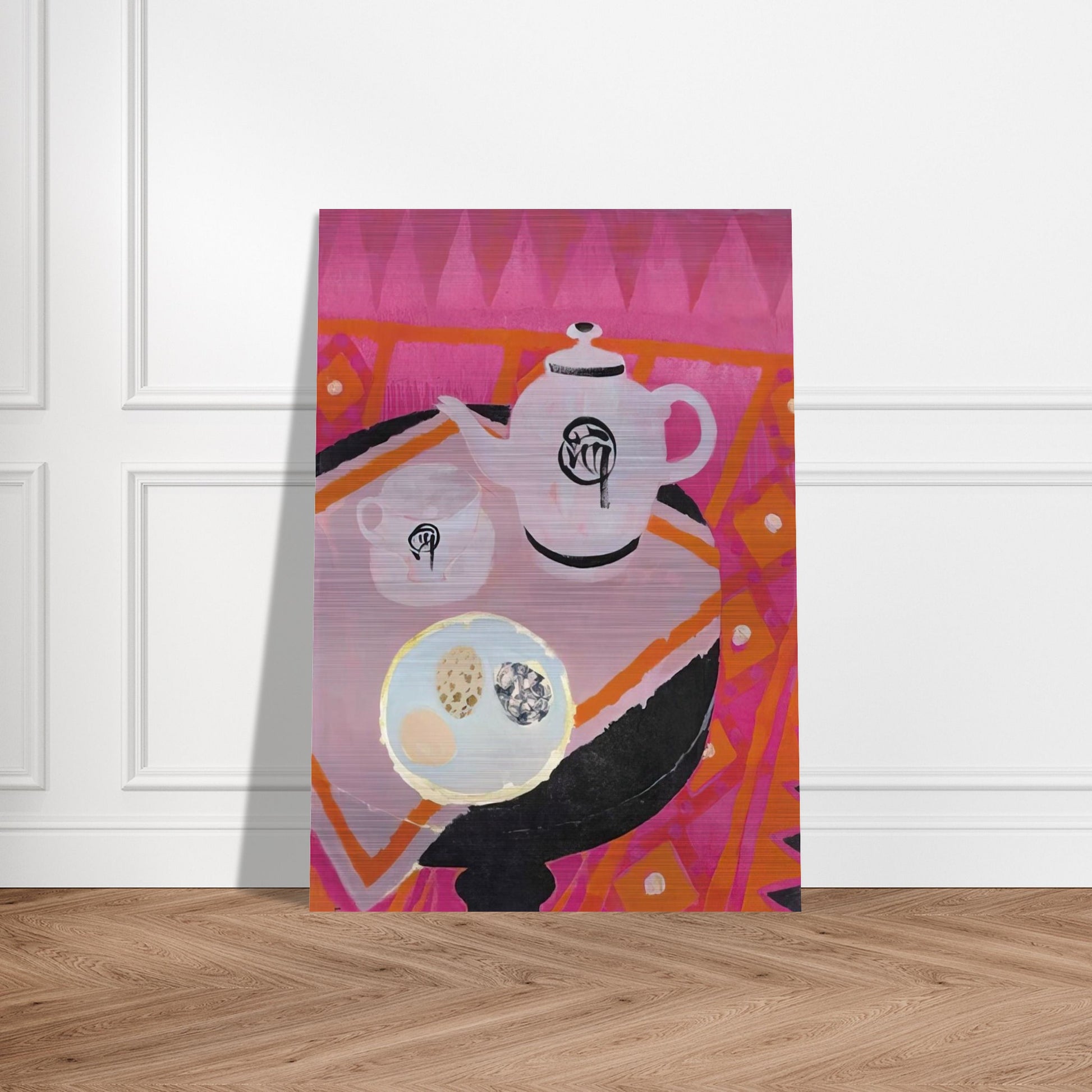 Chinese Teapot - 1989 - Mary Fedden Brushed Aluminum Print - 70x100 cm / 28x40 inches | Mary Fedden Aluminum Print | Mary Fedden Prints