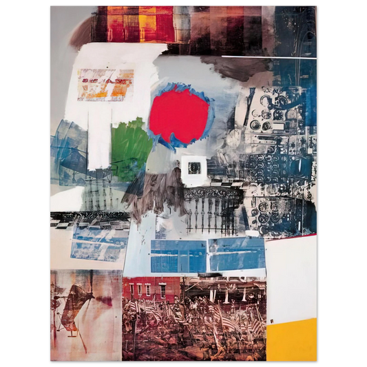 Robert Rauschenberg - ARCHIVE 1963  75x100 cm / 30x40inches Fine Art Poster